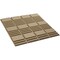 Ekena Millwork 19 5/8in. W x 19 5/8in. H Stacked EnduraWall Decorative 3D Wall Panel Covers 2.67 Sq. Ft. WP20X20SDECE - alternate 3